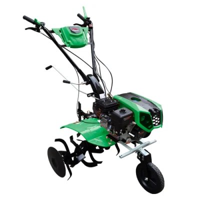 Powertec 8HP 212cc Good Quality Oil Garden Tools 3.6L 4500/5200W Gasoline Gas Powerful Tiller with Accessories